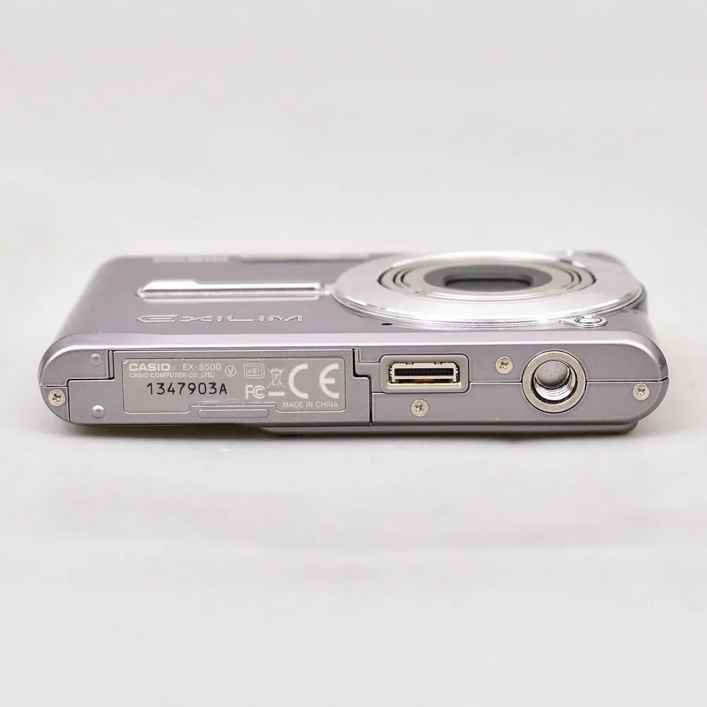 casio exilim compact digital camera only ex-s500 5.0mp untested for parts